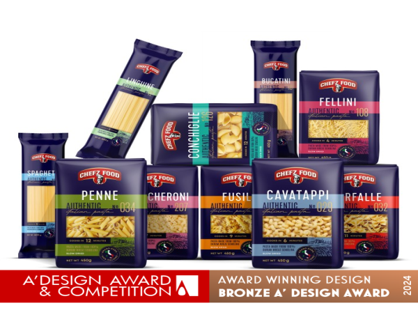  Italian Pasta Brand by Olha Takhtarova Wins Bronze in A' Packaging Design Awards 