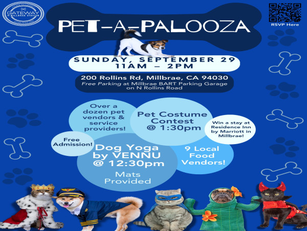  Pet-A-Palooza at Gateway @ Millbrae Station Hosts Furry Fun For All 