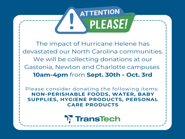  TransTech Launches Donation Drive for American Red Cross to Aid Hurricane Victims in Western North Carolina 