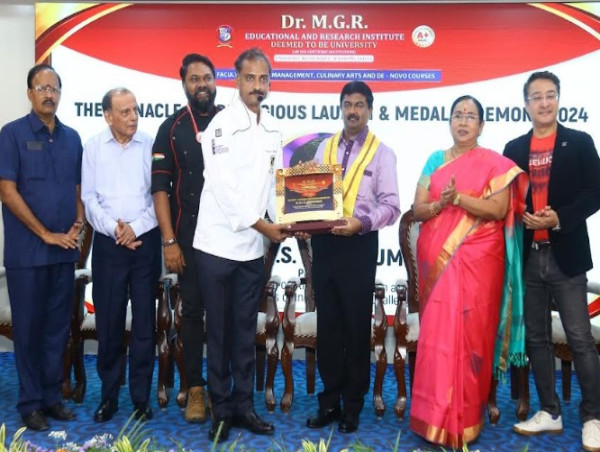 Dr. MGR University Hosts 'The Pinnacle 2024' - Honours Achievers in Health and Hospitality; Recognizes Winners of Incredible Chefs Challenge