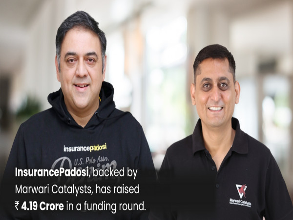  A Marwari Catalysts Startup, InsurancePadosi Secures 4.19 Cr Funding to Catalyse Innovation in India's Insurance Sector 