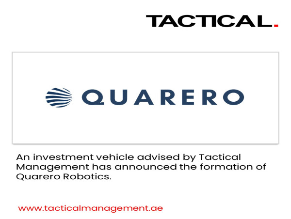 Tactical Management Acquires Quarero AG, Elevating Innovation Portfolio and Setting the Stage for Strategic Expansion