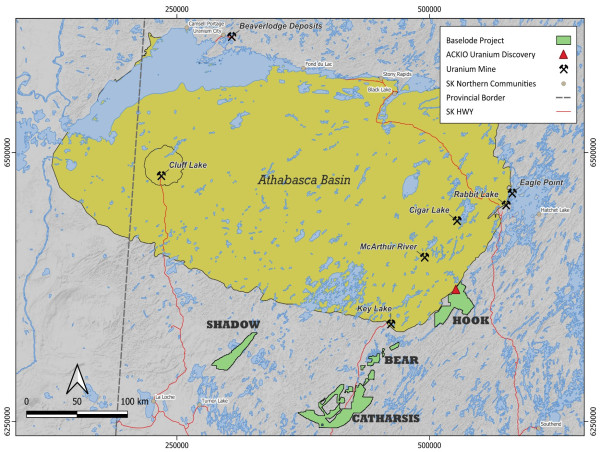  Baselode Reports High-Grade Uranium Assays on its ACKIO Prospect 