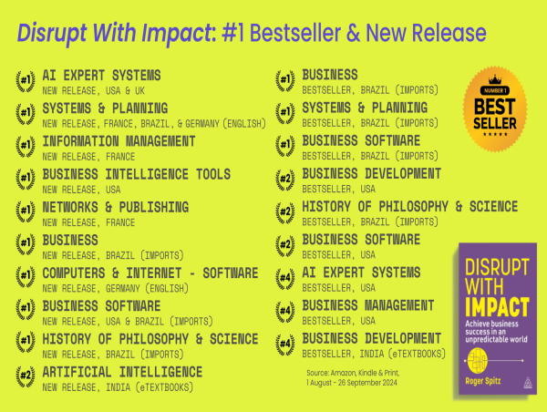  “Disrupt With Impact” Reaches Bestseller on US Release: Essential Reading as Unpredictability Becomes the Norm 