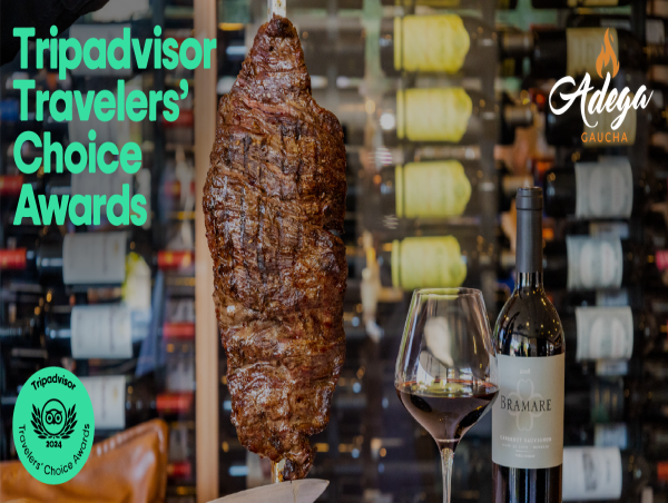  Adega Gaucha Awarded TripAdvisor Travelers' Choice Award for Second Year in a Row 