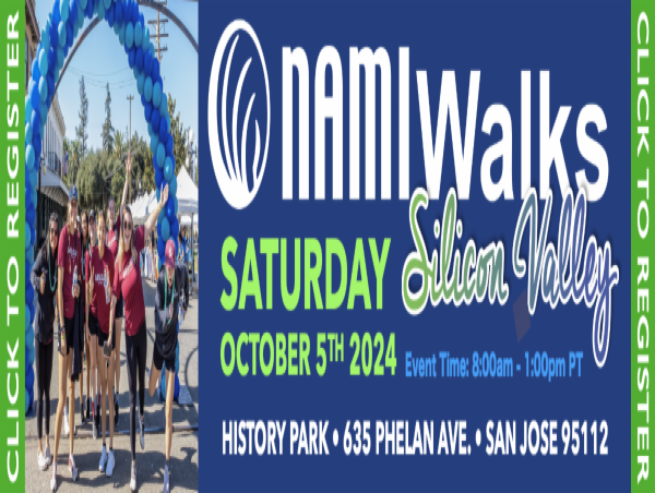  Ninth Annual NAMIWalks Silicon Valley Takes Place This Saturday in History Park 