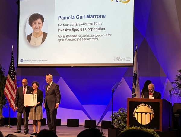  Invasive Species Corporation Co-founder & Exec. Chair, Pam Marrone is Inducted in the National Academy of Engineering 