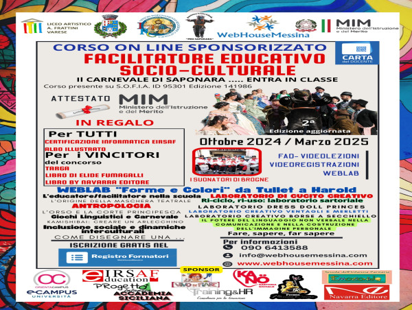 ON LINE FACILITATORE EDUCATIVO SOCIO-CULTURALE