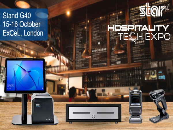  Star Micronics exhibits the latest Hospitality POS, Food Ordering and Labelling Solutions at Hospitality Tech Expo 2024 