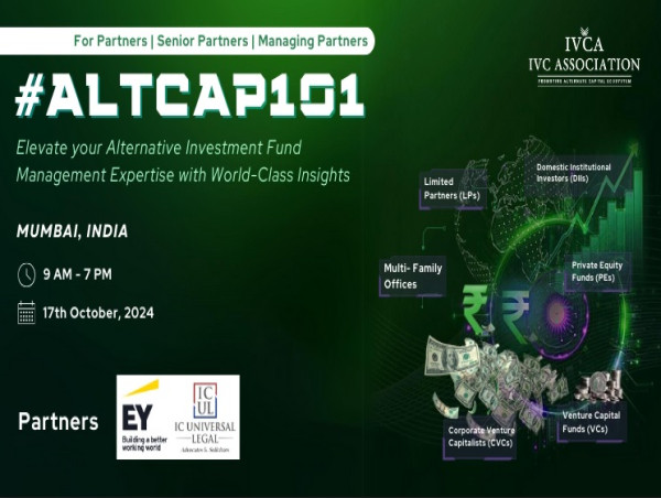  AltCap101 By IVCA to Empower Fund Managers with Alternate Investment Strategies 