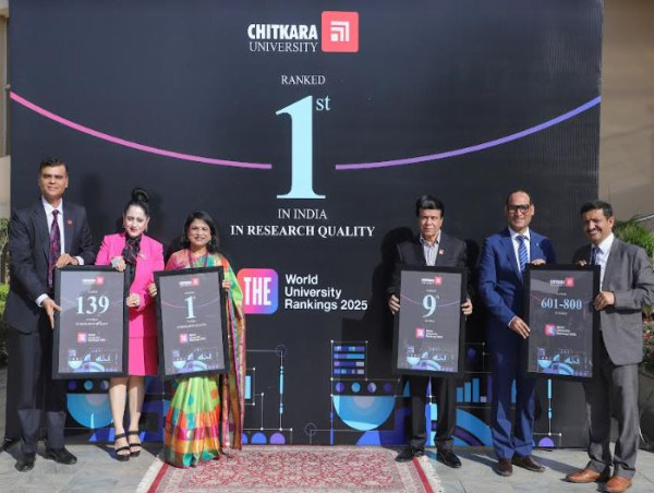  An Incredible Achievement for Chitkara University in the THE World University Rankings 2025 