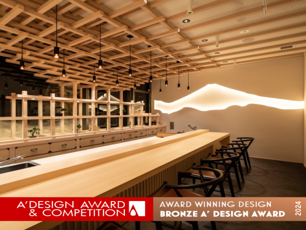 Kanizushi Kato by Takahiro Todoroki Wins Bronze in A' Interior Design Awards