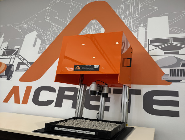 AICrete Launches AggSense: Pioneering AI-Powered Sensor for Aggregate Gradations and Moisture