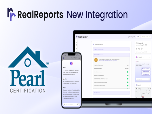  RealReports Integrates Pearl Certification Energy Efficiency Data 