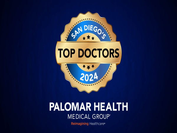 Palomar Health Medical Group Doctors Earn Prestigious 2024 Top Doctors Award From San Diego County Medical Society