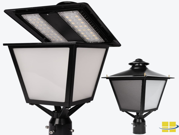  Relaunch of the RADA Post Top LED Light Fixtures with Selectable Wattage and Selectable Kelvin 