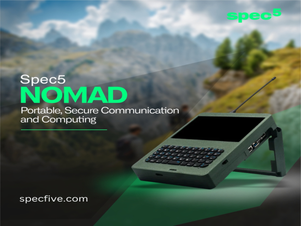  SpecFive launches Nomad: Raspberry Pi 5-powered handheld with LoRa and Meshtastic support 