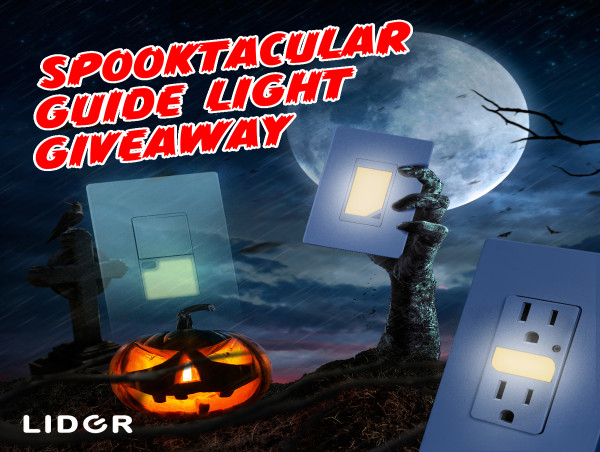 Lider Electric Launches Spooktacular Guide Light Giveaway (10/16 to 10/31)
