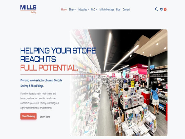  Mills Group Unveils New Online Platform: Mills Shelving, Offering Premium Gondola and Cool Room Shelving Solutions for the Australian Market 