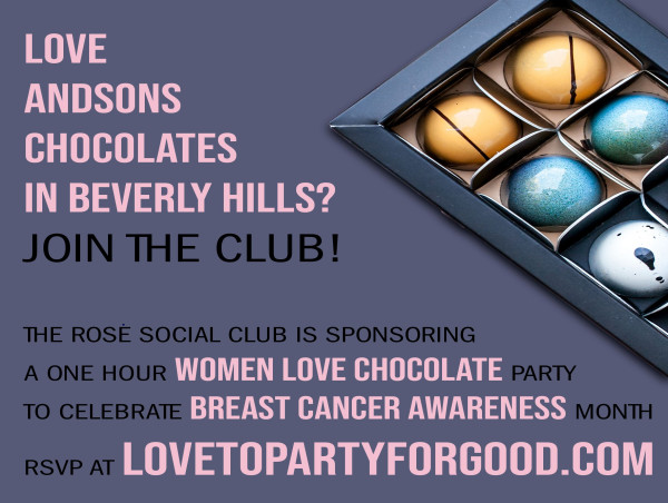  The Rosé Social Club Sponsor Women Love Chocolate Party at andSons Beverly Hills 