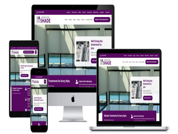 Made in the Shade-St. Louis Partners with Window Treatment Marketing Pros to Launch Feature-Rich Website