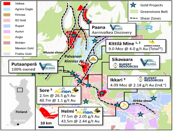  Valkea Resources Reports That JV Partner Rupert Resources Will Advance to Stage 2 of Valkea's Sikavaara Project Earn-In Agreement 