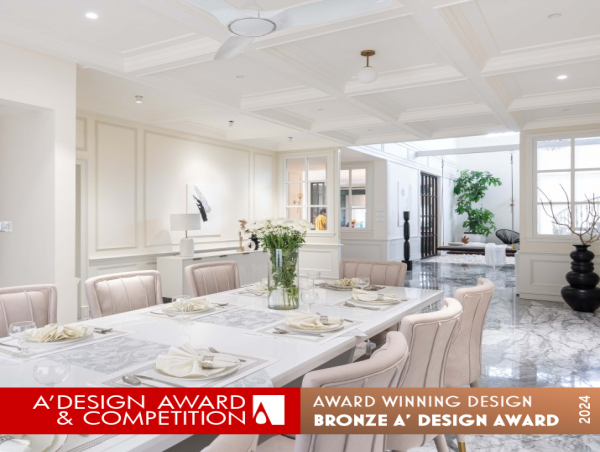  Blanc by Vineeth K Wins Bronze in A' Interior Design Awards 
