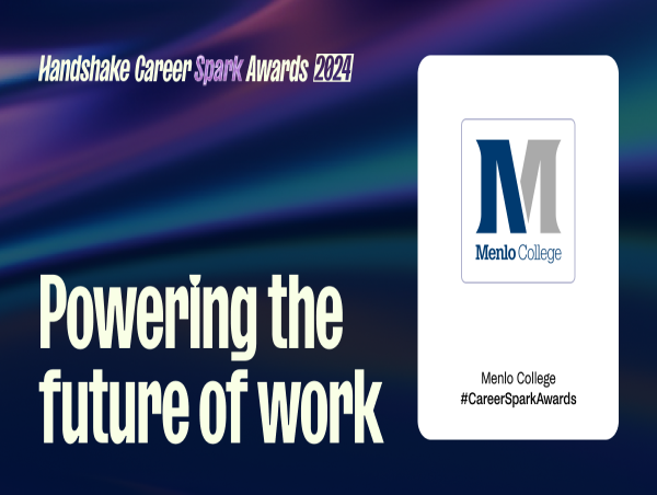  Menlo College Wins Handshake’s 2024 Career Spark Award for Outstanding Student Engagement 
