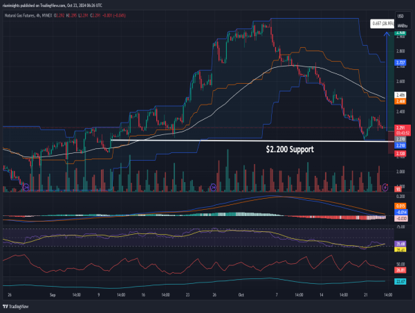 Long Natural Gas: Double Bottom at $2.2000 Support Signals Potential Reversal
