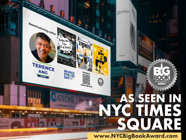  A Beacon of Hope: Terence Ang's 'The Boy and The Man' Sparks Inspiration in Times Square for World Stroke Day 