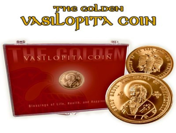  Introducing the Official Golden St. Basil Vasilopita Coin: A Modern Twist on a Centuries-Old Tradition 