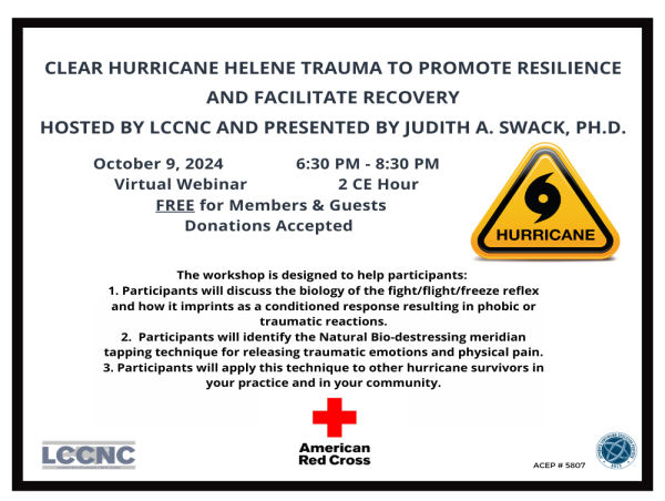  Clear Hurricane Helene Trauma to Promote Resilience and Facilitate Recovery 