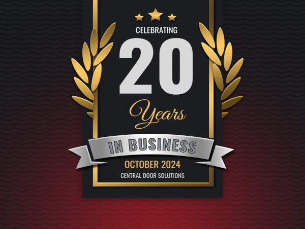 Central Door Solutions Celebrates 20 Years of Excellence in Garage Door Services