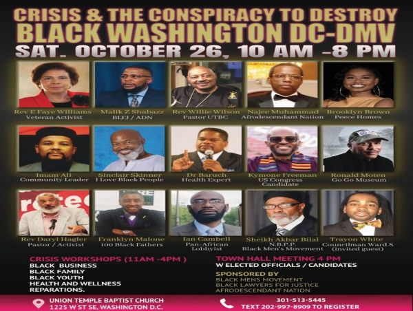 Emergency public conference on 'Black Crisis -Conspiracy in Washington DC' (10/26/24)