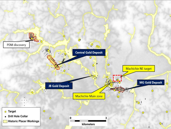  Cabral Gold Drills 5m @ 24.5 g/t Gold in Step-Out Hole at the Machichie NE Target, Cuiú Cuiú Gold District, Brazil 