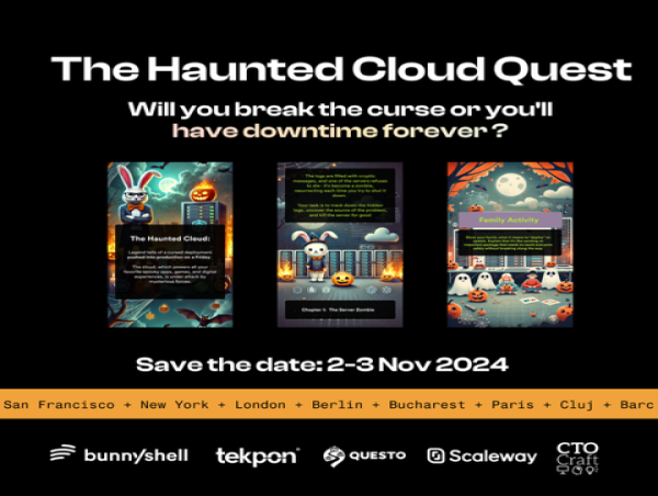 Tekpon and Bunnyshell Launch The Haunted Cloud: A Free Halloween DevOps Adventure for Families and Teams