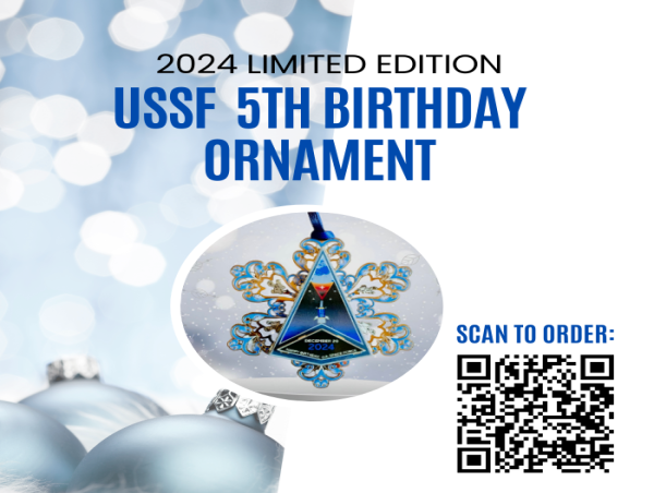 Space Force Association Launches Limited Edition Ornament to Celebrate 5th Birthday of US Space Force