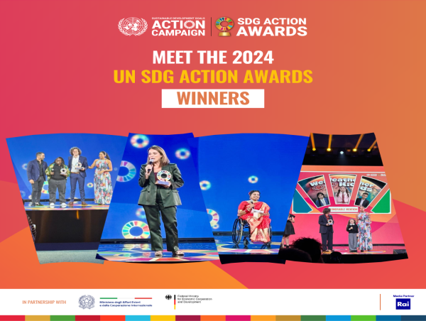  Global Sustainability Changemakers Take Top Prize at United Nations SDG Action Awards 