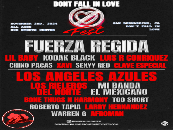  Fuerza Regida’s ‘Don’t Fall In Love Festival’ Brings Sexy Red, Lil Baby & A Message of Hope to San Bernardino 