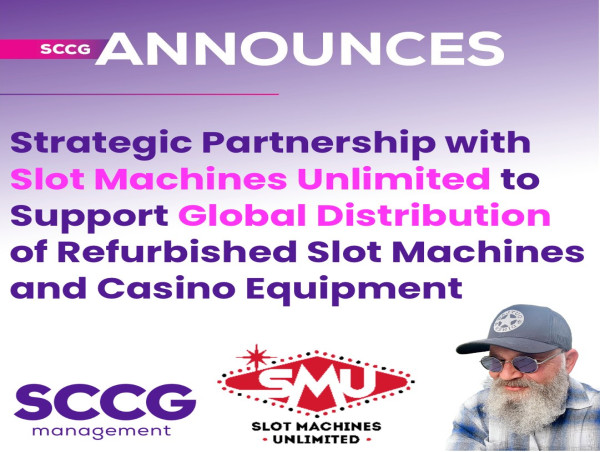  SCCG Announces Strategic Partnership with Slot Machines Unlimited To Support Global Distribution of Slot Machines 