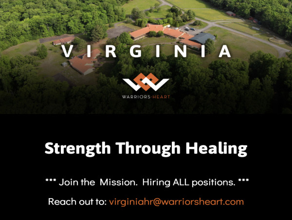  Warriors Heart Virginia is now a Veterans Affairs CCN Region 1 In-Network Provider for Private Addiction Treatment 