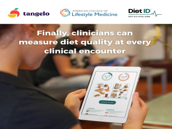  Diet ID and Tangelo Offer ACLM Members Instant Diet Quality Assessment for Patients 