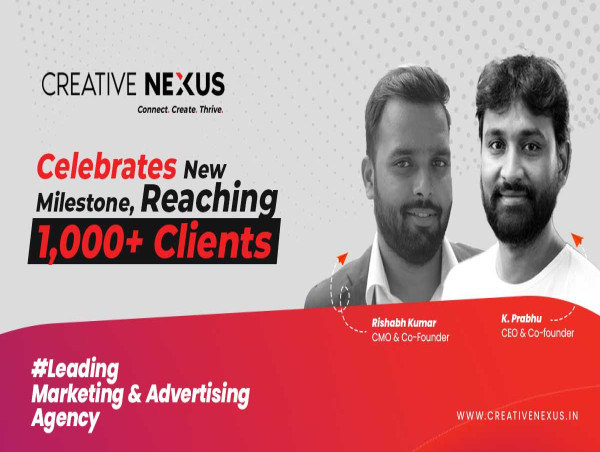  Creative Nexus Celebrates New Milestone, Reaching 1,000+ Clients 