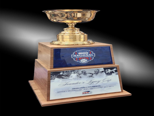  USA Pickleball Unveils the Founder's Legacy Cup Trophy to Honor Pickleball's History at 2024 National Championships 