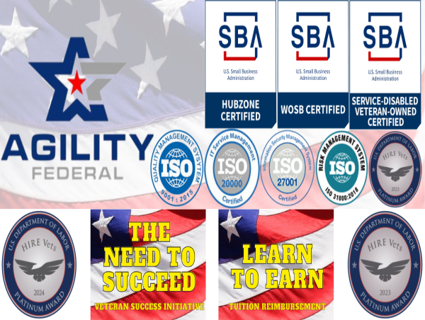  U.S. Acting Secretary of Labor Julie A. Su awards Agility Federal LLC the 2024 HIRE Vets Platinum Medallion 