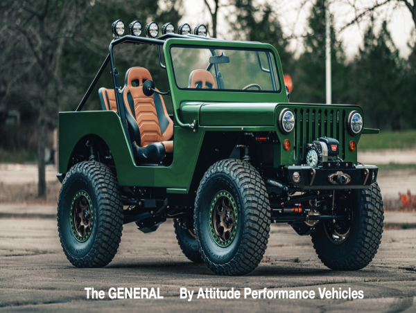 Attitude Performance Unveils THE GENERAL Jeep® Project at SEMA 2024, Taking Orders for a Limited number of vehicles.