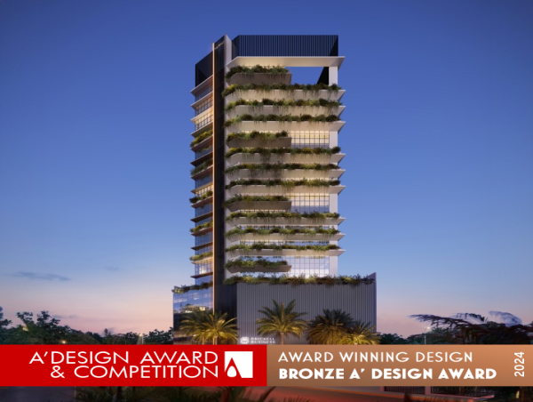  Brickell Business by Daniel de Amorim Wins Bronze in A' Architecture Awards 