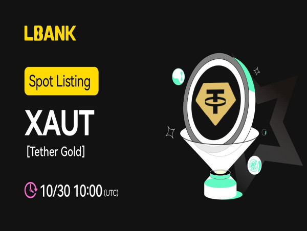  XAUT (Tether Gold) Is Now Available for Trading on LBank Exchange 