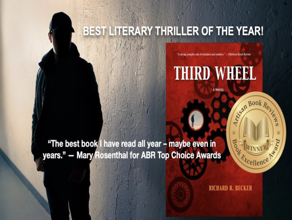 'Third Wheel' by Richard R. Becker Named Literary Thriller of the Year