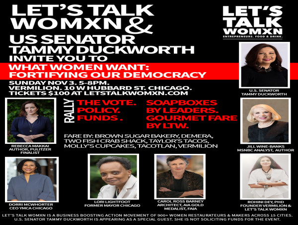U.S. SENATOR TAMMY DUCKWORTH & LET'S TALK WOMXN